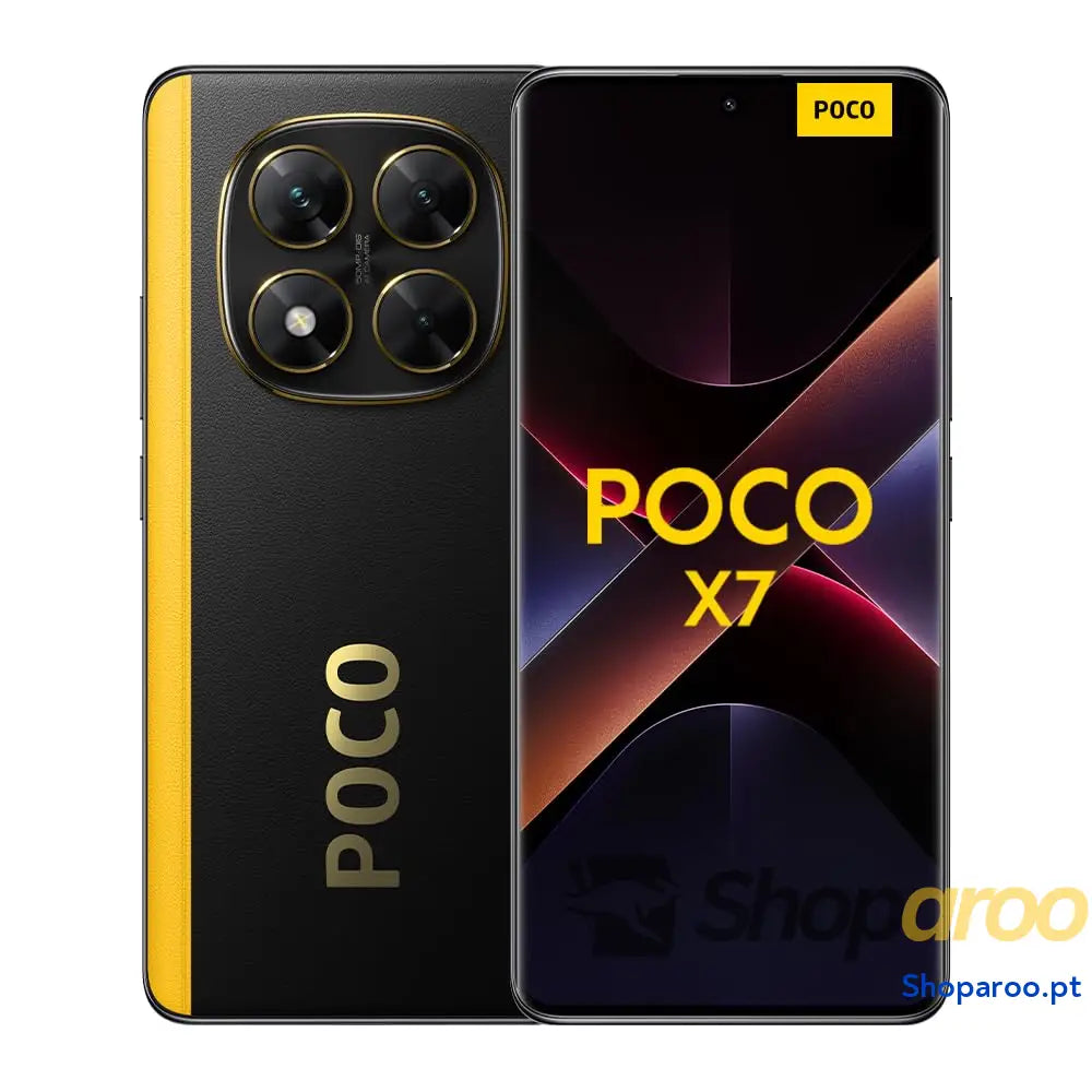 Xiaomi POCO X7 Smartphone de 12 + 512 GB ecrã CrystalRes 1.5K AMOLED curvo MediaTek Dimensity 7300 Ultra câmara 50 MP