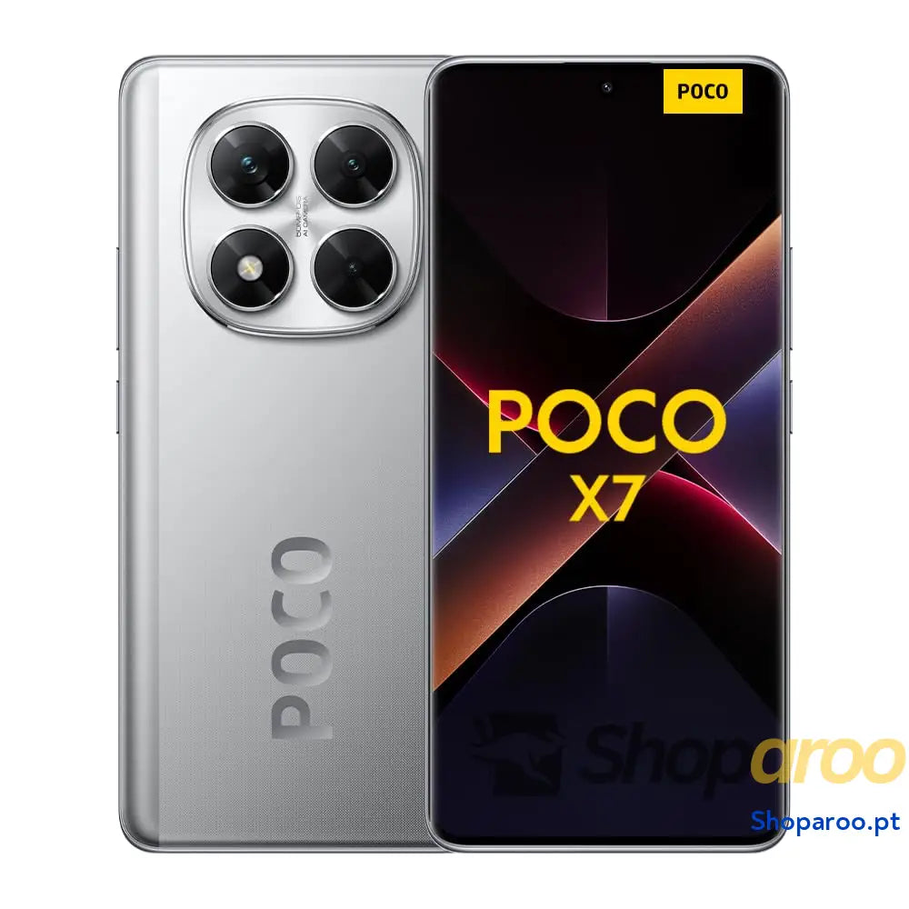 Xiaomi POCO X7 Smartphone de 12 + 512 GB ecrã CrystalRes 1.5K AMOLED curvo MediaTek Dimensity 7300 Ultra câmara 50 MP