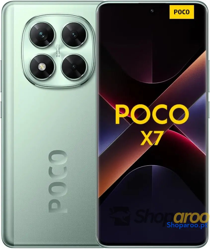 Xiaomi POCO X7 Smartphone de 12 + 512 GB ecrã CrystalRes 1.5K AMOLED curvo MediaTek Dimensity 7300 Ultra câmara 50 MP