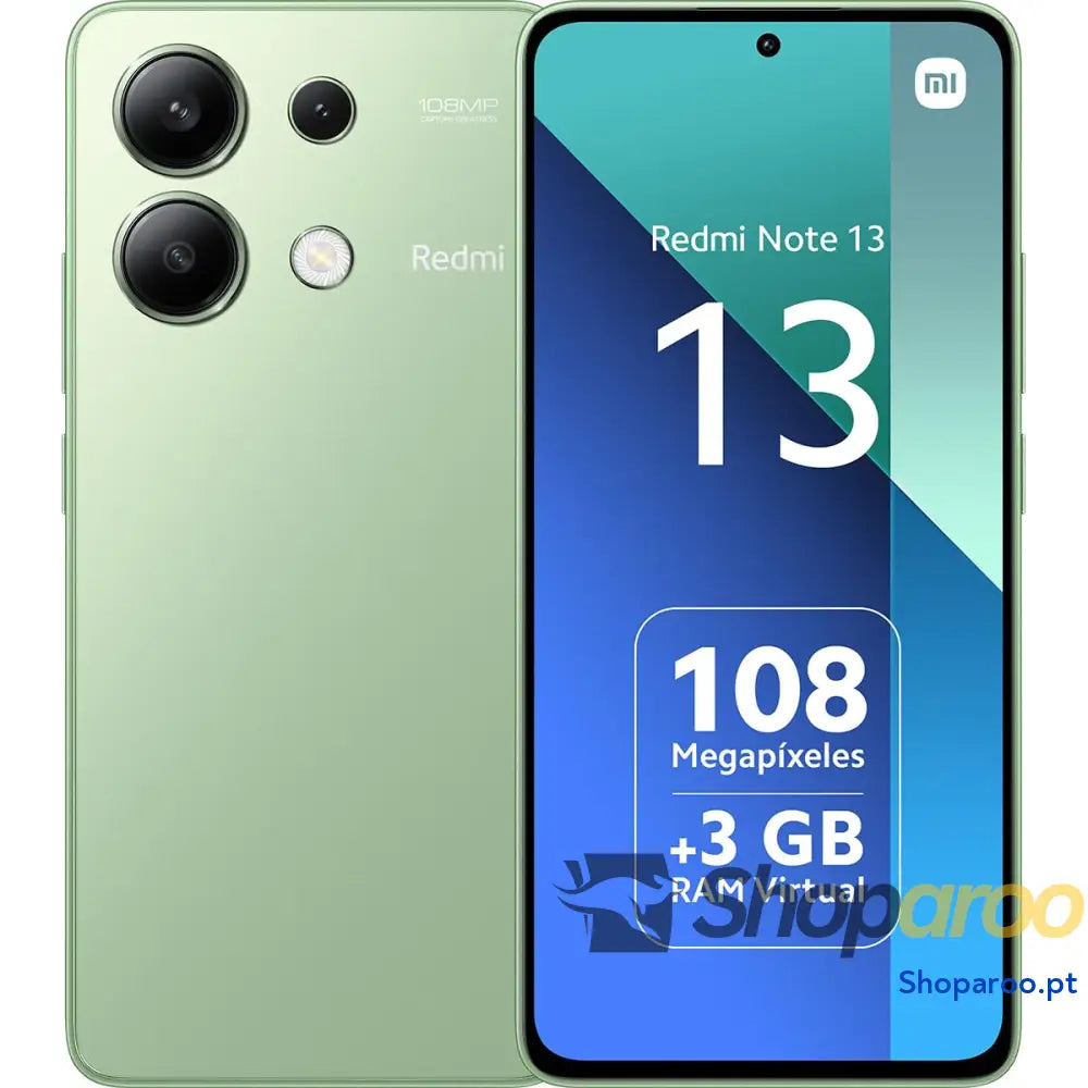 Xiaomi Redmi Note 13 4G Smartphone de 8 + 128 GB ecrã 6,67’’ AMOLED FHD+ 120 Hz Snapdragon 685 câmara tripla até 108 MP