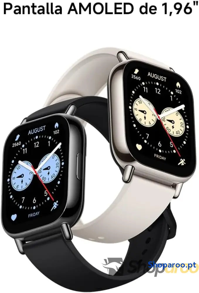 Xiaomi Redmi Watch 5 Lite chamadas Bluetooth ecrã AMOLED de 1,96 polegadas monitor frequência cardíaca 150 modos