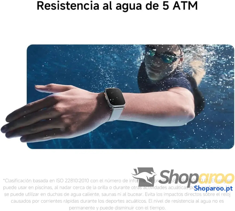 Xiaomi Redmi Watch 5 Lite chamadas Bluetooth ecrã AMOLED de 1,96 polegadas monitor frequência cardíaca 150 modos