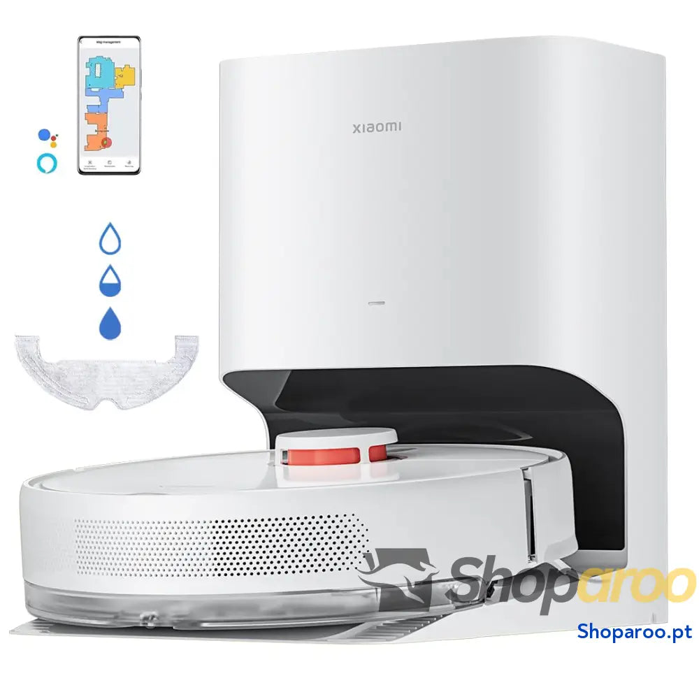 Xiaomi Robot Vacuum S20 aspirador e limpa chão com sistema inteligente de navegação a laser (LDS) sucção 5000 Pa