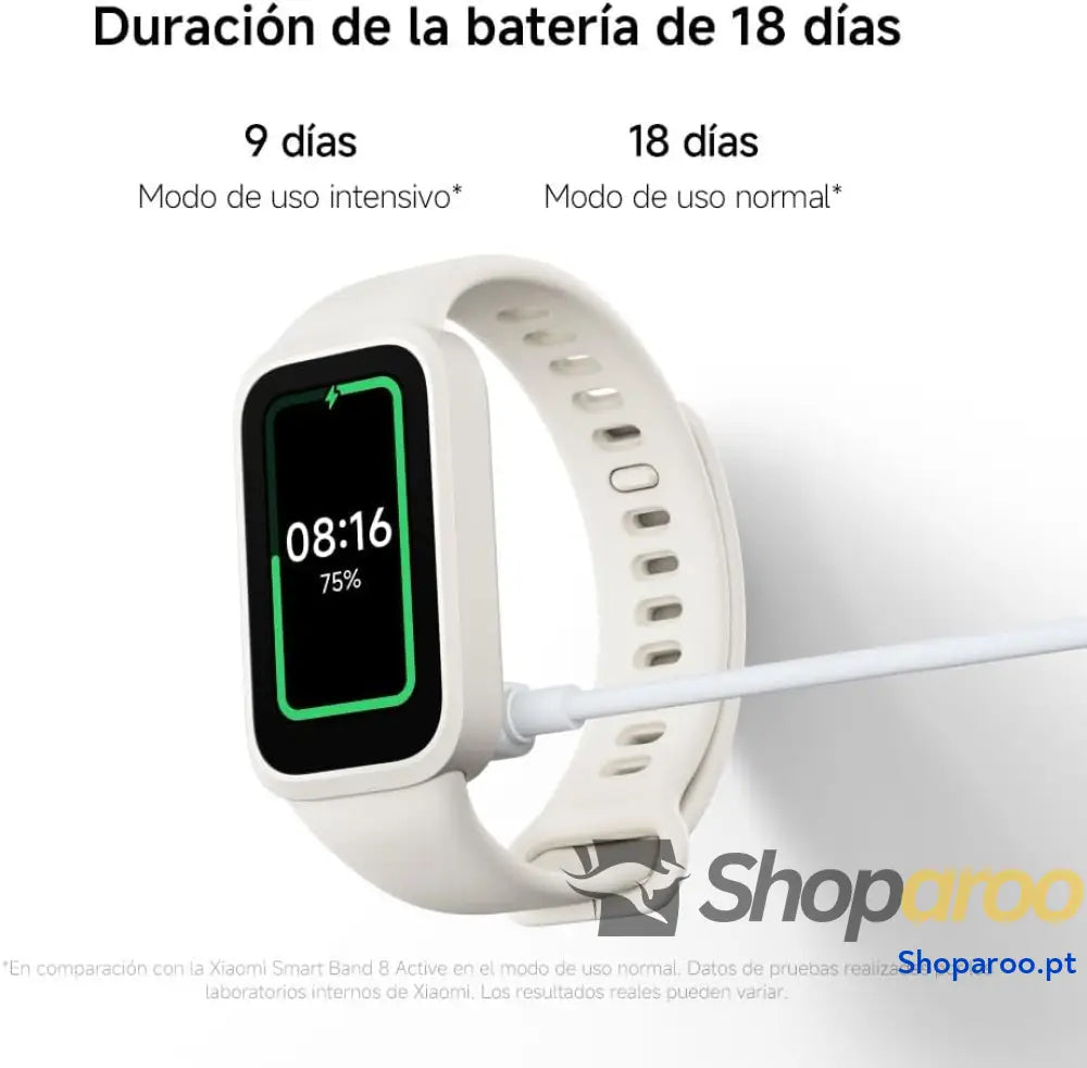 Xiaomi Smart Band 9 Active Pulsera de Actividad autonomía hasta 18 días Pantalla TFT 1,47’’ con tasa refresco 60 Hz