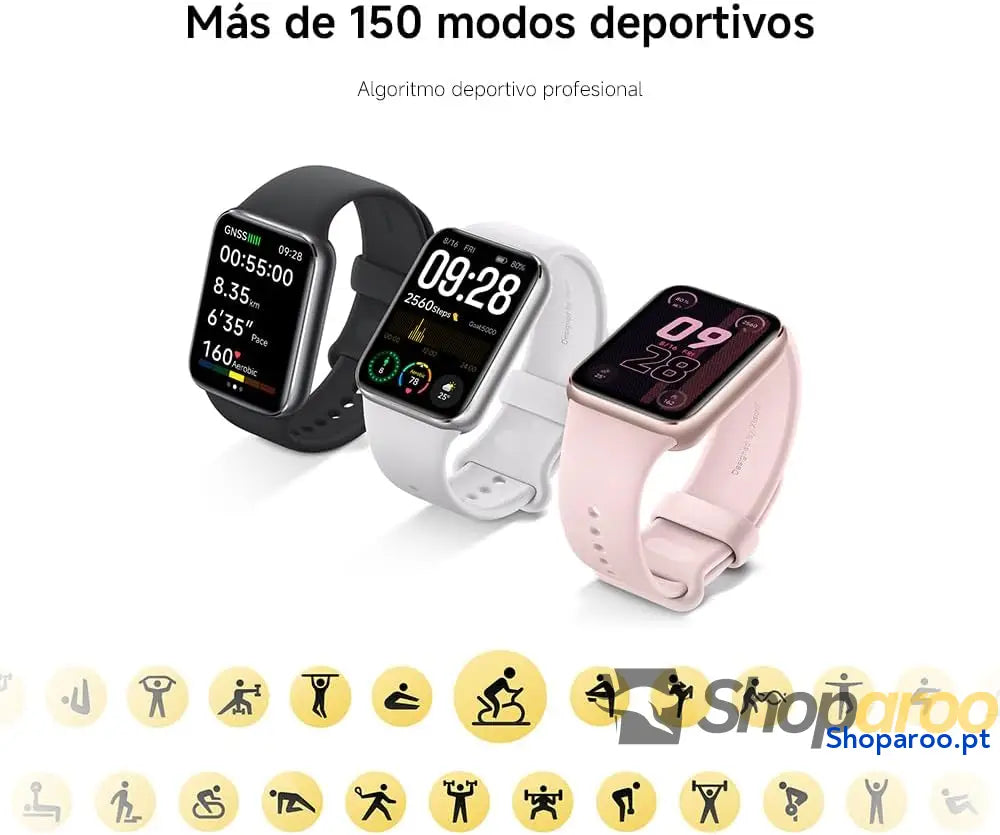 XIAOMI Smart Band 9 Pro Pulseira de atividade até 21 dias ecrã AMOLED 1,74’’ monitorização do sono modos desportivos