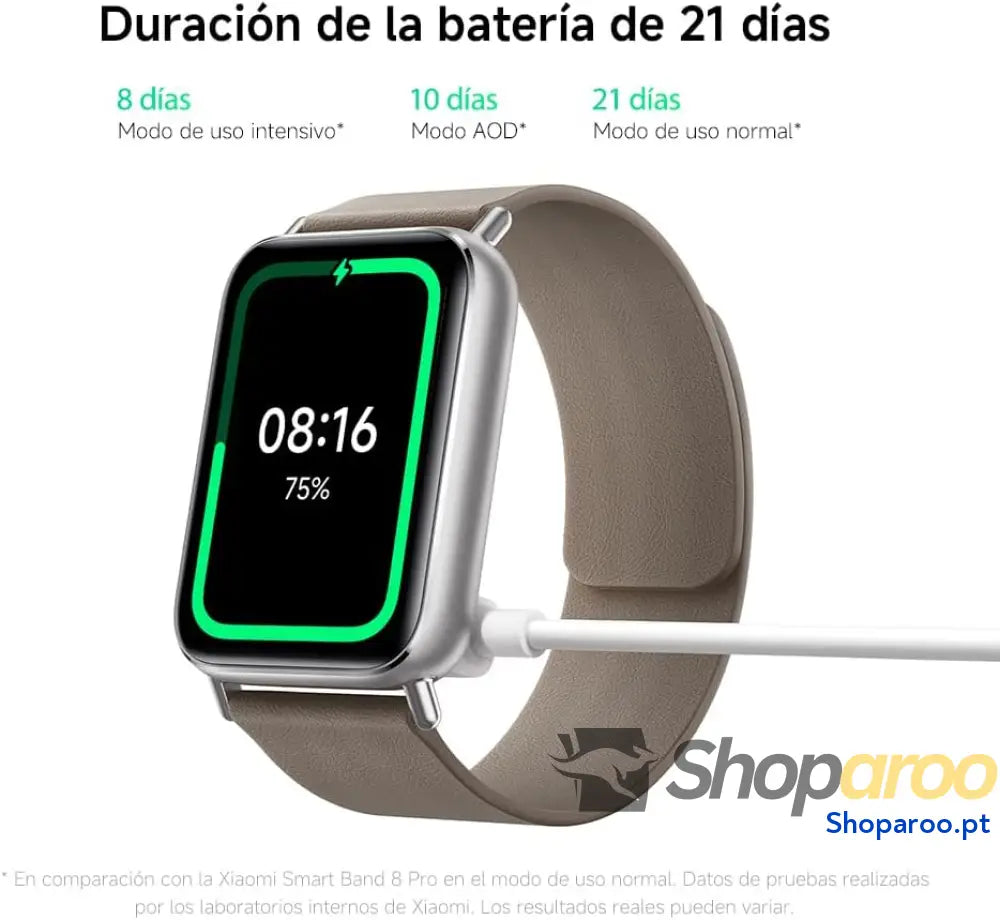 XIAOMI Smart Band 9 Pro Pulseira de atividade até 21 dias ecrã AMOLED 1,74’’ monitorização do sono modos desportivos
