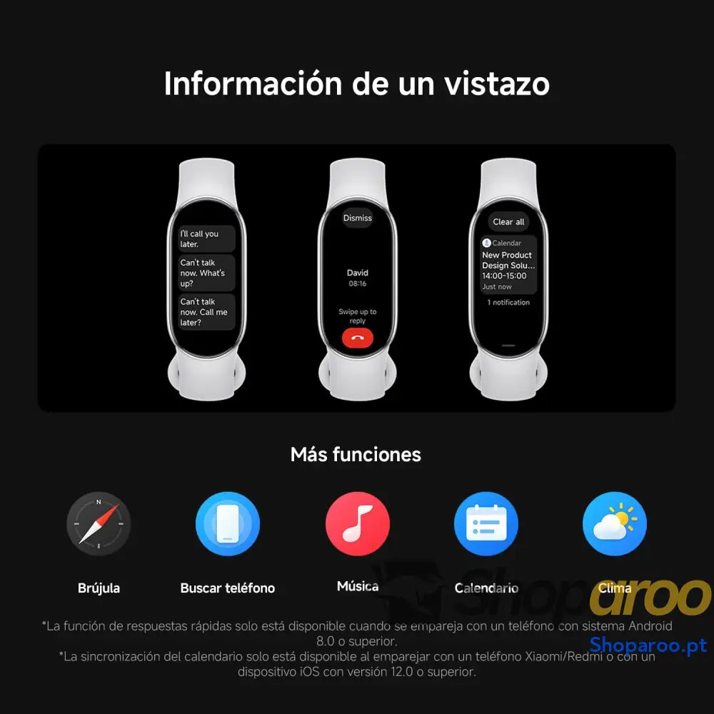 Xiaomi Smartband 10 Ecrã AMOLED