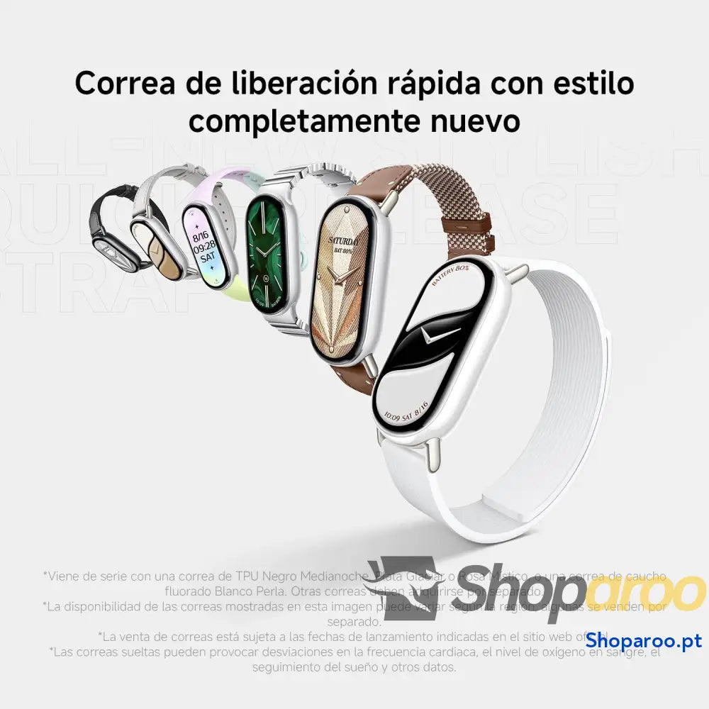 Xiaomi Smartband 10 Ecrã AMOLED