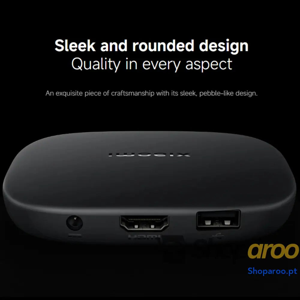 Xiaomi TV Box S (3ª geração) leitor multimédia de streaming 4K Ultra HD 2 GB RAM 32 memória Smart compatível com Google