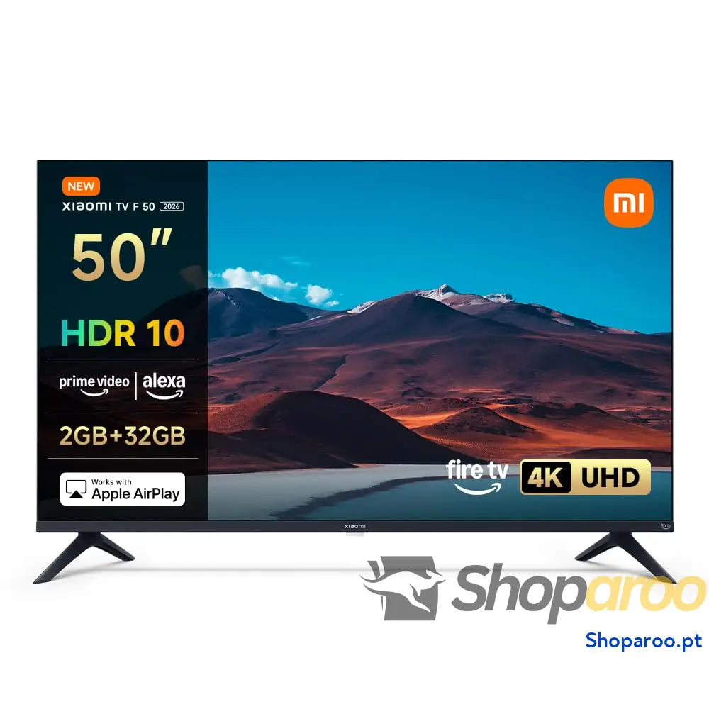XIAOMI TV F 32 polegadas (81 cm) HD Smart Fire OS7 controlo de voz Alexa áudio Dolby DTS Virtual: X compatível