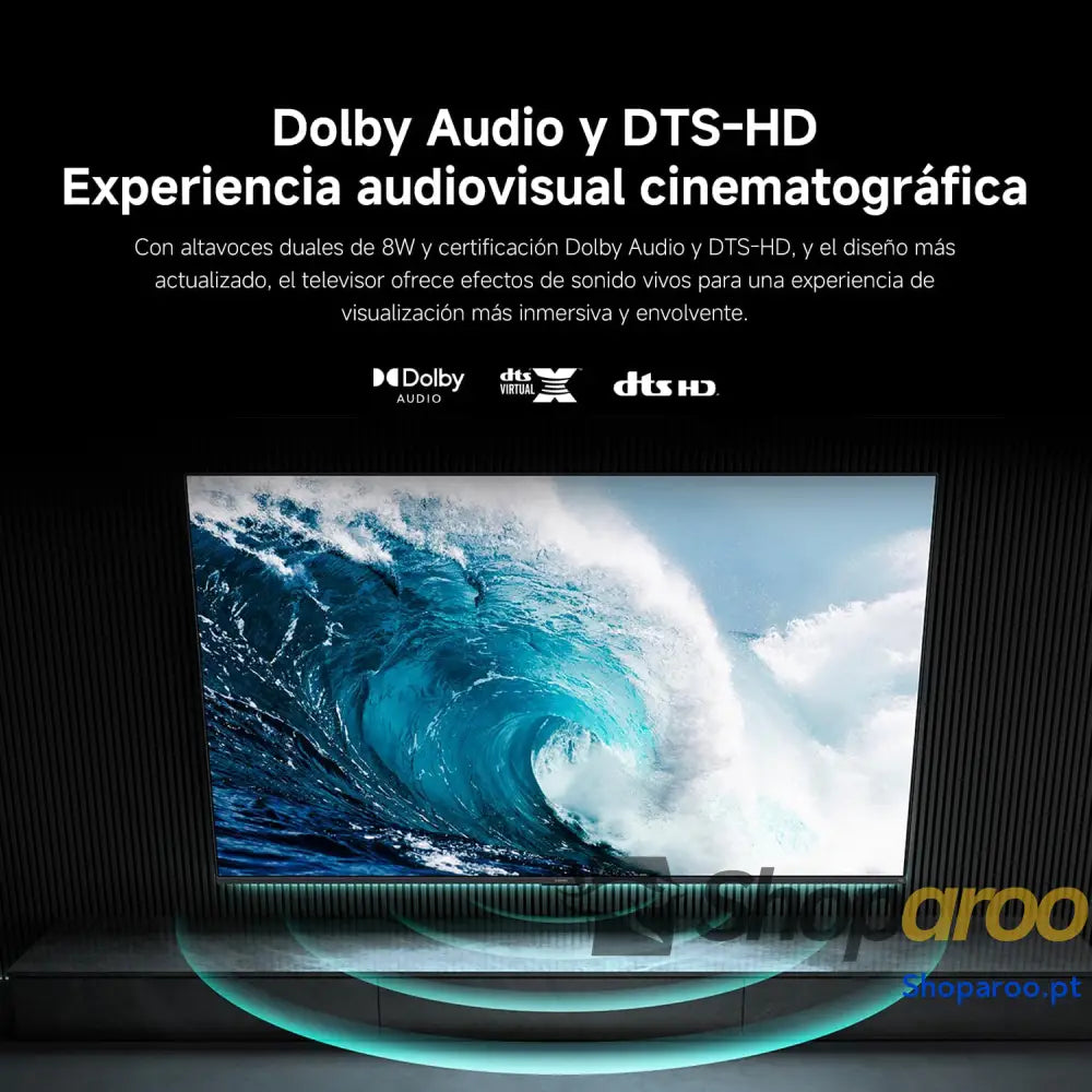XIAOMI TV F 32 polegadas (81 cm) HD Smart Fire OS7 controlo de voz Alexa áudio Dolby DTS Virtual: X compatível