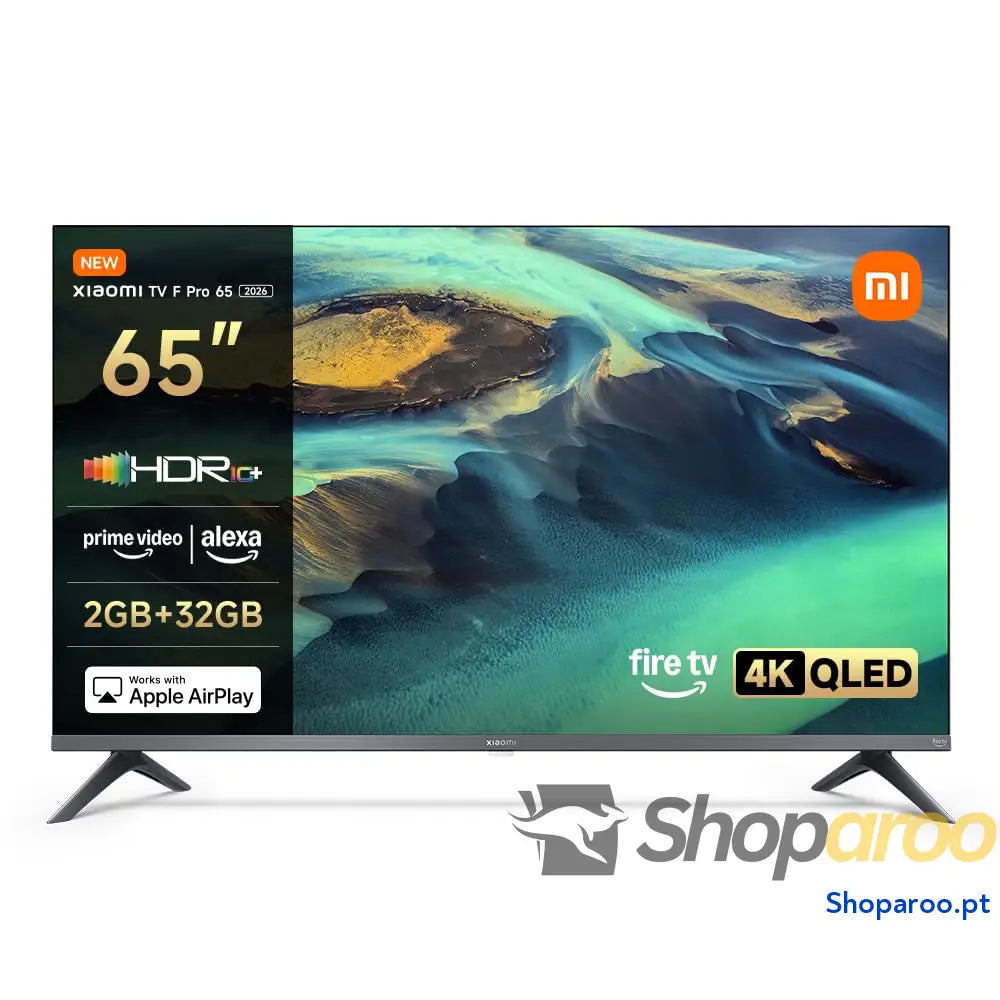XIAOMI TV F 32 polegadas (81 cm) HD Smart Fire OS7 controlo de voz Alexa áudio Dolby DTS Virtual: X compatível