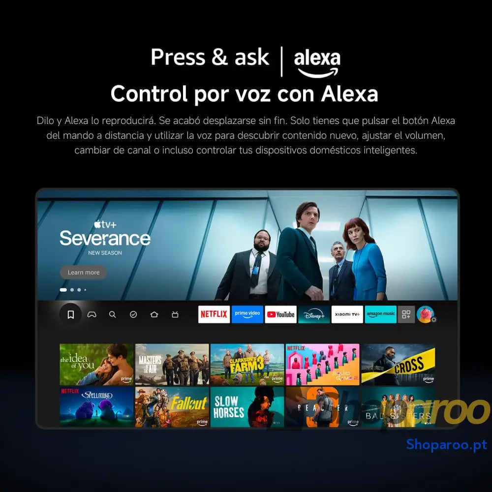 XIAOMI TV F 32 polegadas (81 cm) HD Smart Fire OS7 controlo de voz Alexa áudio Dolby DTS Virtual: X compatível
