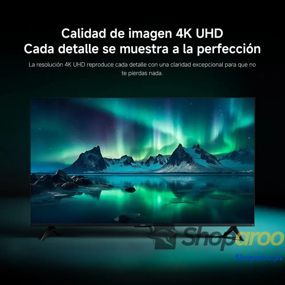 XIAOMI TV F 43 polegadas (109 cm) 4K UHD Smart Fire controlo por voz Alexa HDR10 MEMC 2 GB + 32 compatível com Apple