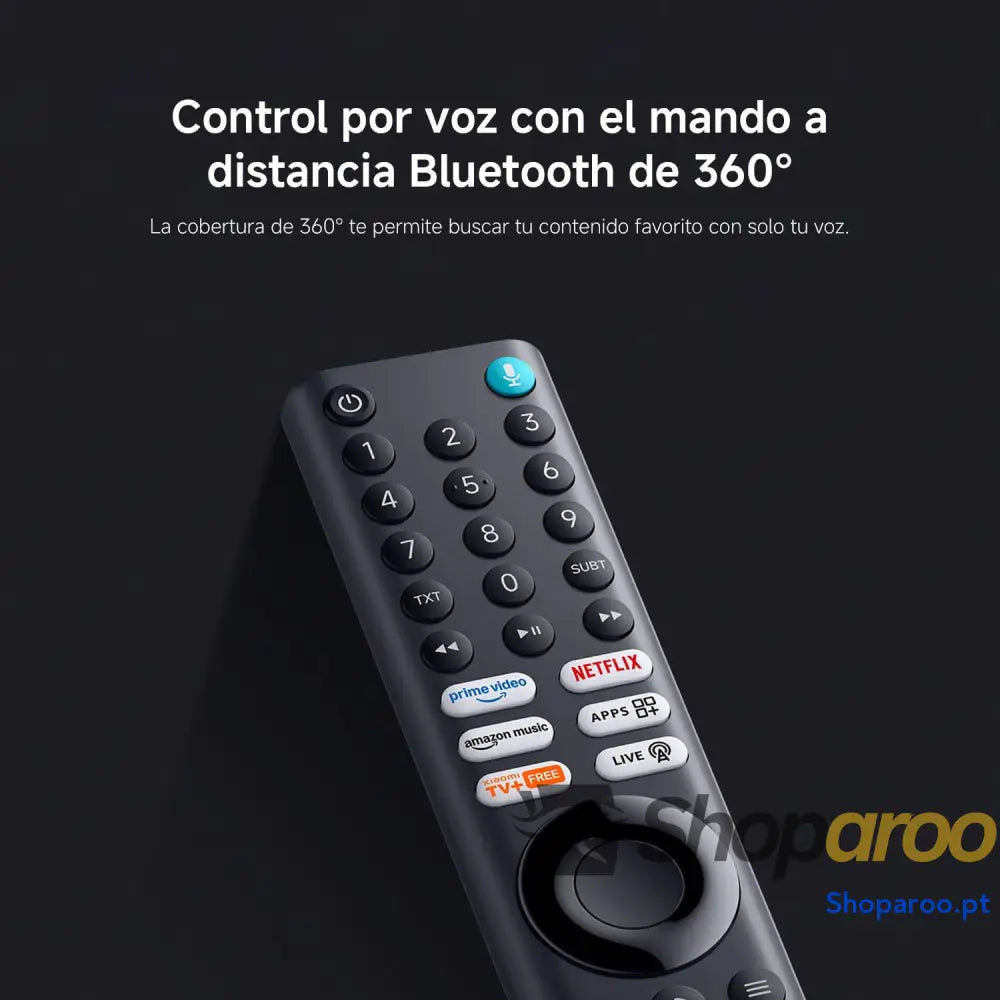 XIAOMI TV F 43 polegadas (109 cm) 4K UHD Smart Fire controlo por voz Alexa HDR10 MEMC 2 GB + 32 compatível com Apple