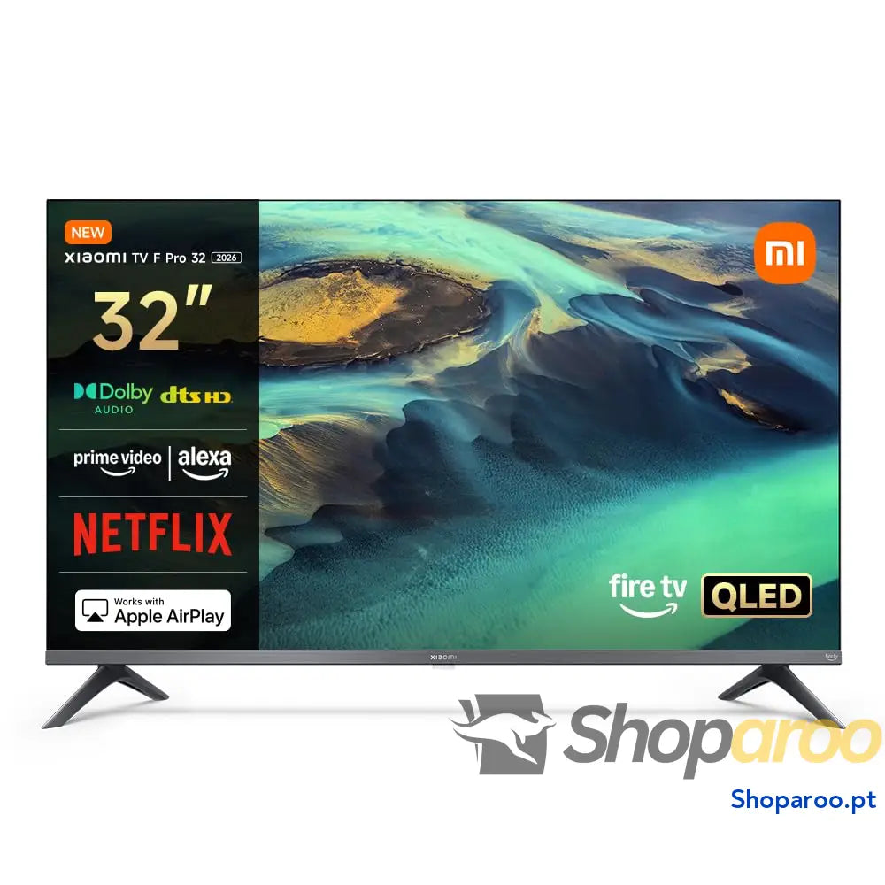 XIAOMI TV F 65 polegadas (165 cm) 4K UHD Smart Fire controlo por voz Alexa HDR10 MEMC modo Game Boost 120 Hz 2 GB + 32
