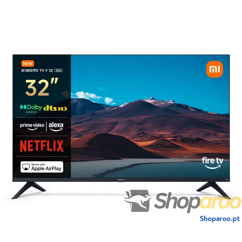 XIAOMI TV F 65 polegadas (165 cm) 4K UHD Smart Fire controlo por voz Alexa HDR10 MEMC modo Game Boost 120 Hz 2 GB + 32