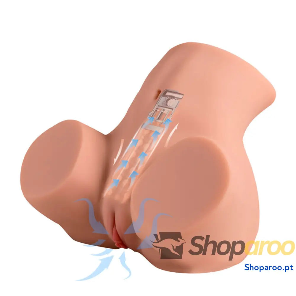 XISE - DANAE THRUSTING MASTUBADOR DE VAGINA REALISTA COM VIBRAÇÃO MULTI-POSIÇÕES