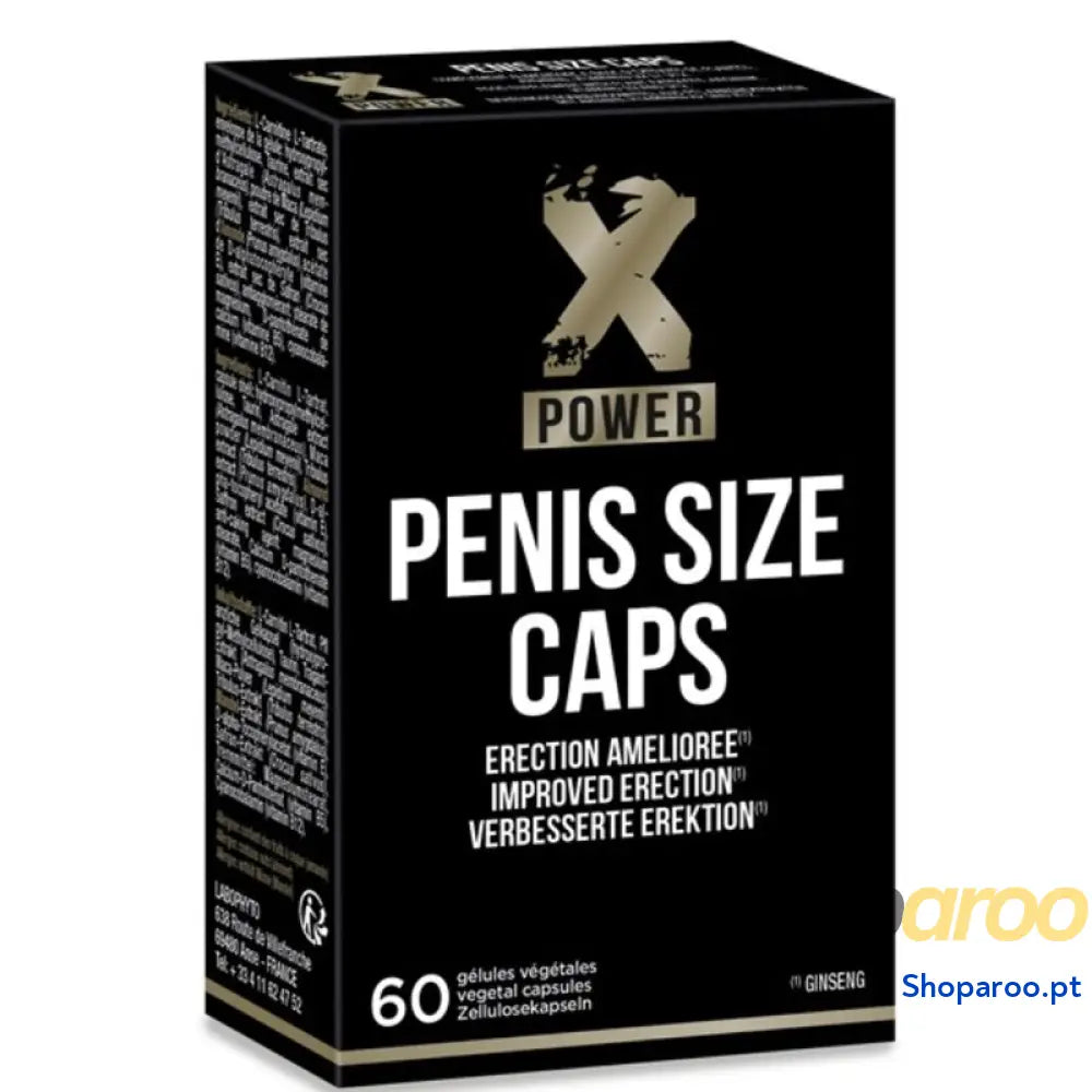 XPOWER TAMPAS DE TAMANHO DO PÊNIS PARA EREÕES MELHORAS 60 CAP