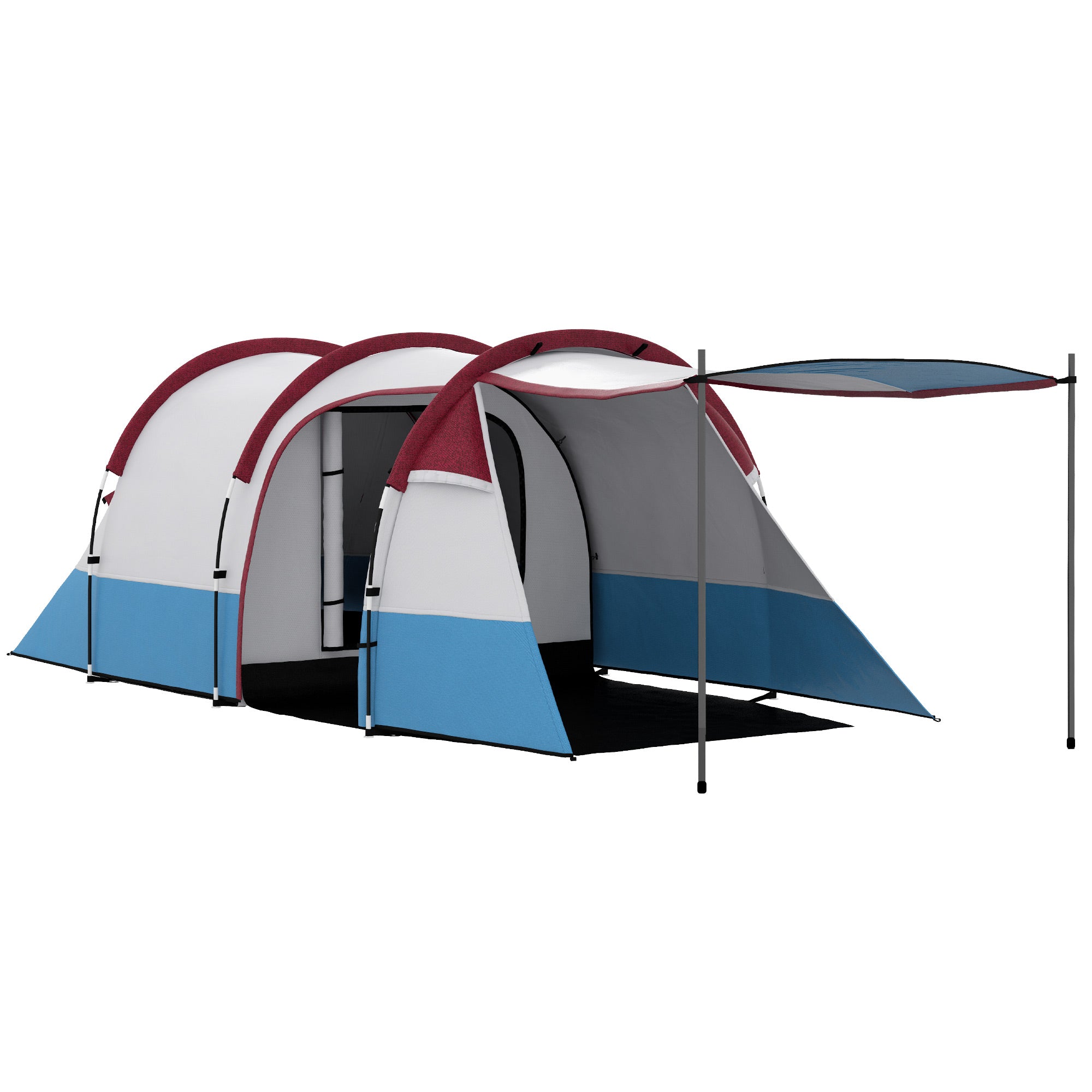 Tenda de Campismo Familiar para 2-3 Pessoas com Sala de Estar Impermeável
