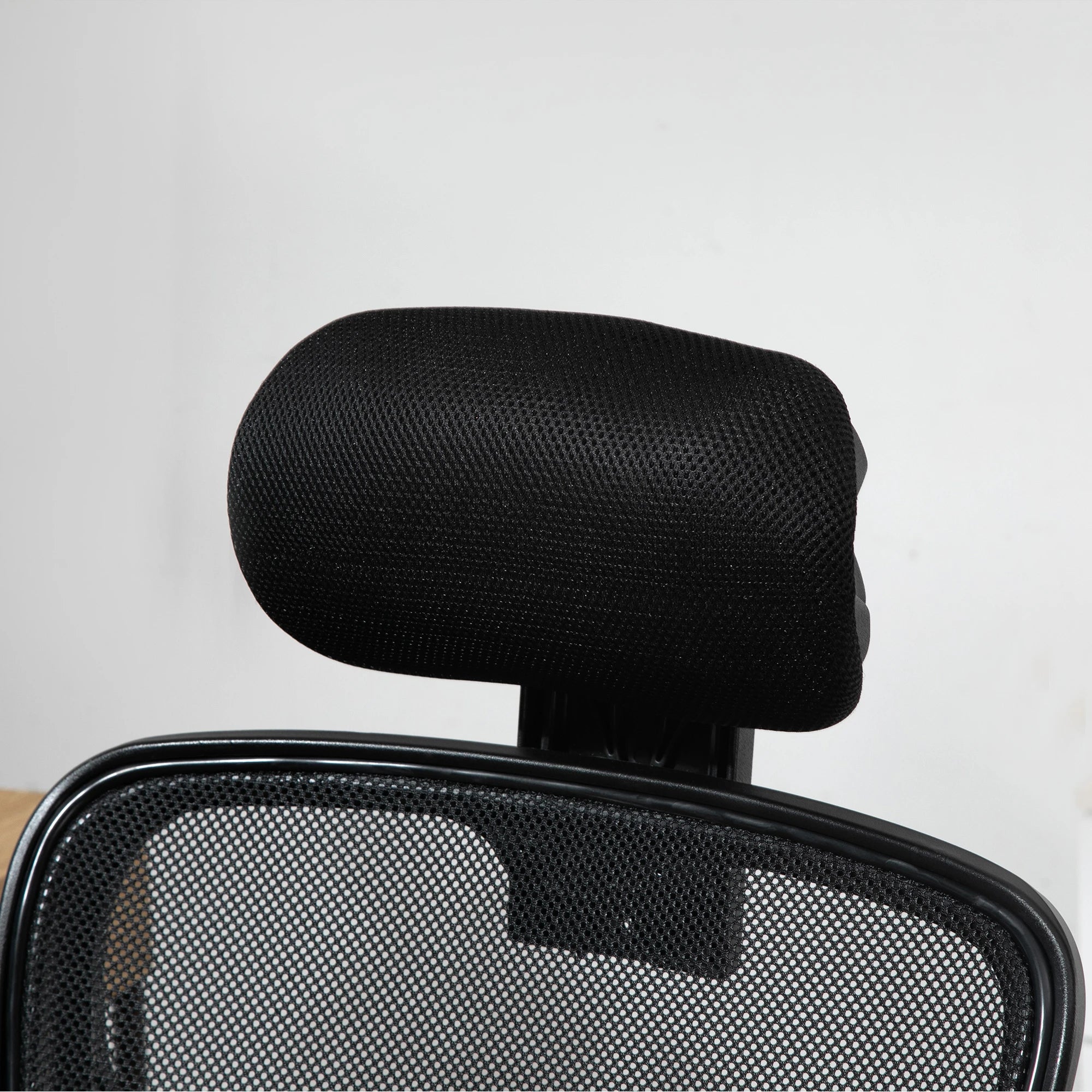 Cadeira de Escritório Ergonômica Cadeira de Escritório Giratória com Altura Ajustável Função Reclinável Apoio para a Cabeça e Suporte Lombar 65x67x108-118cm Preto