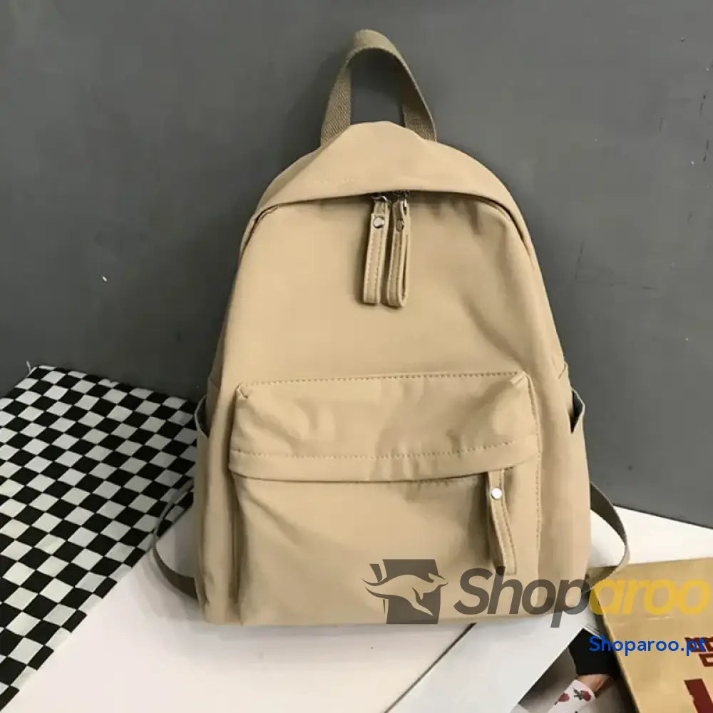 Zip Cotton Backpack Bag