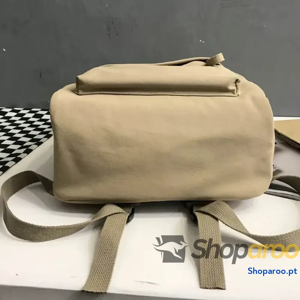 Zip Cotton Backpack Bag