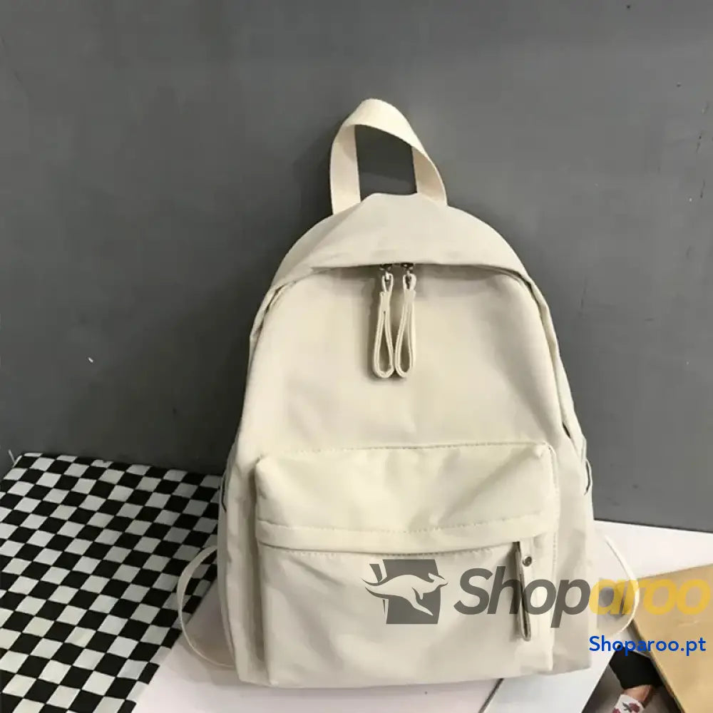 Zip Cotton Backpack Bag