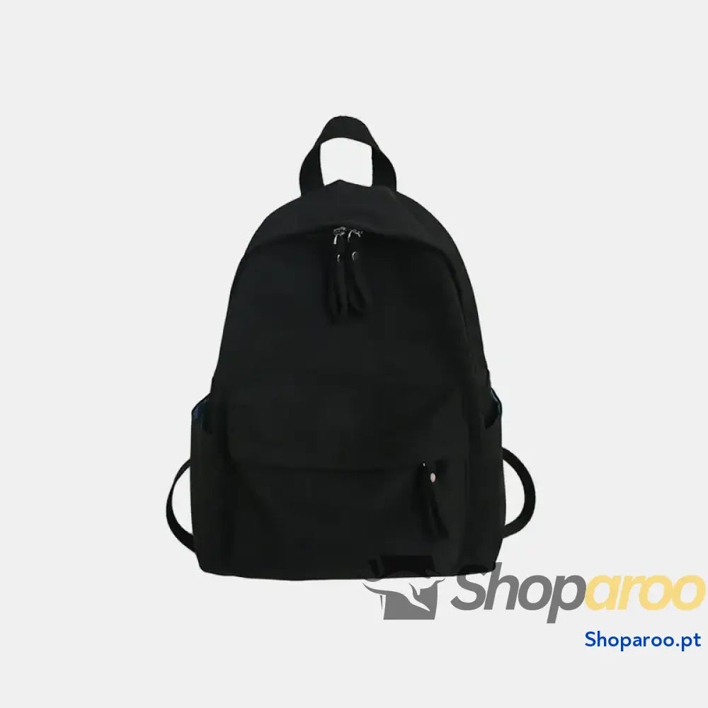 Zip Cotton Backpack Bag