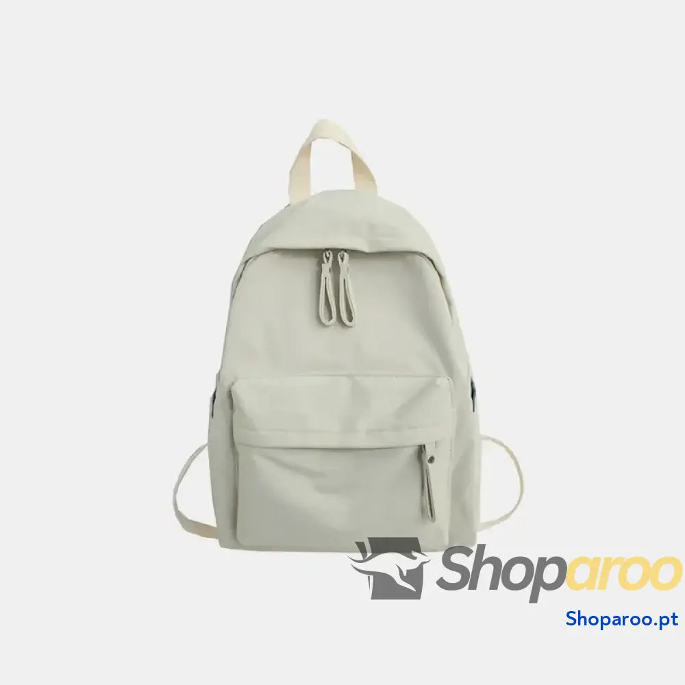 Zip Cotton Backpack Bag