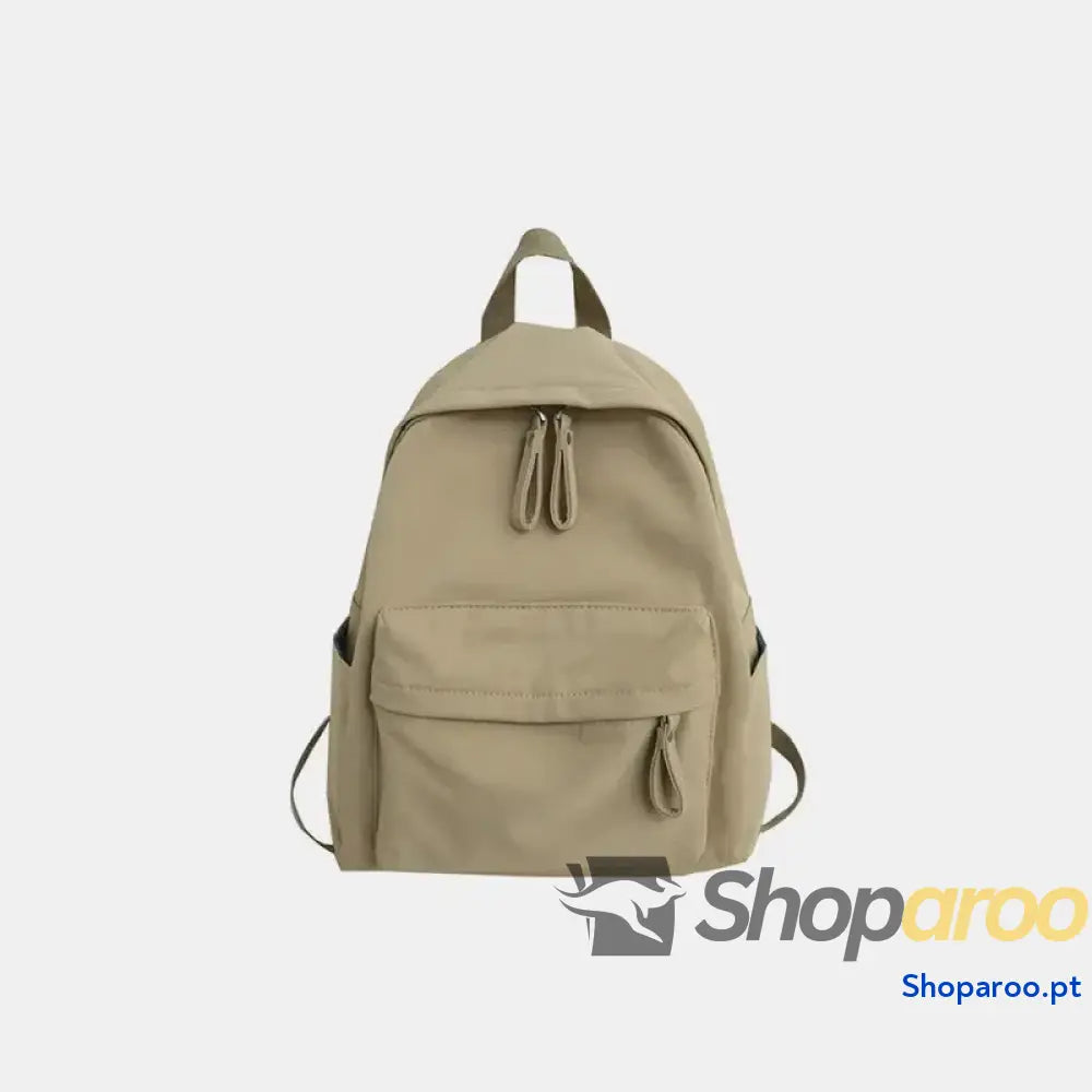 Zip Cotton Backpack Bag