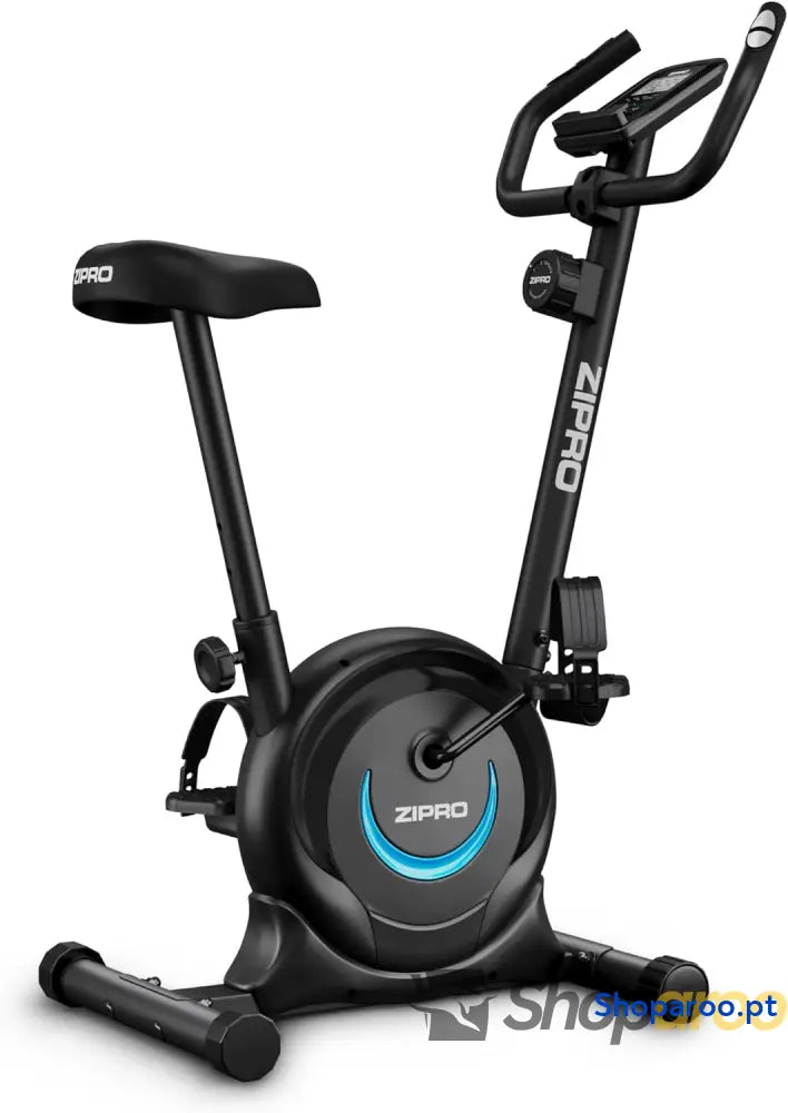 ZIPRO Hometrainer Fiets met 8 Niveaus Magnetische Weerstand Smartphonehouder monitor LCD Verstelbaar em conforto Zadel